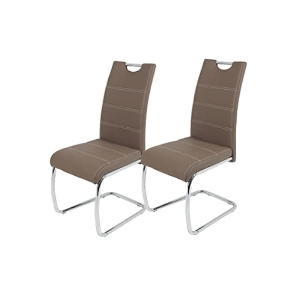 Home Factory Sedia Cromo/Caffè Latte