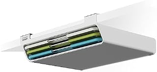 Joseph Joseph Folio Zestaw 4 desek do krojenia, Slimline etui do zorganizowanego przechowywania, Large- Silver/Coast