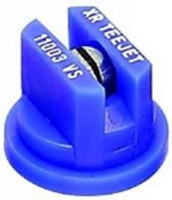 TeeJetXR11003VS Extended Range Spray Tip, 0.18-0.37 GPM, 30-60 psi, Stainless Steel - Blue