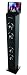 Sharper Image Bluetooth Tower Speaker with A Docking Station & FM Radio, 40" Tall Stereo Sound System