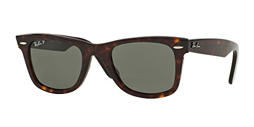 Ray Ban RB2140 Wayfarer 902/58 50 Tortoise/Green Polarized Sunglasses For Men For Women