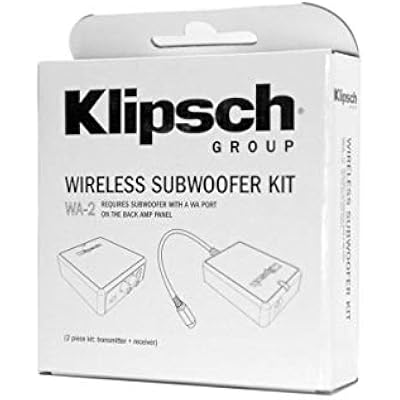 Klipsch WA-2 Wireless Subwoofer Kit with Easy Installation for Powerful Bass
