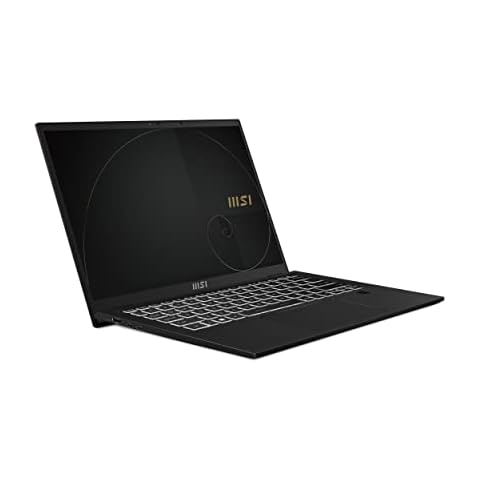 MSI Summit E14 EVO A12M-046UK, 14 Inches Notebook, Full HD 1.5W 100% RGB, Intel i5-1240P, Iris Xe, 16GB LPDDR5, 512GB PCIe 4x4 SSD, WiFi 6E, Windows 11 Home - Ink Black Cover
