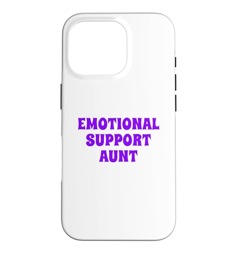 Fun Emotional Support Aunt Therapy Joke �X�}�z�P�[�X iPhone 16 Pro �p