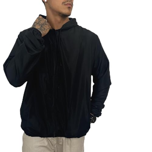 Jaqueta Corta Vento Masculina Impermeavel a Água e Corta Vento Blusa de Frio (BR, Alfa, G, Regular,