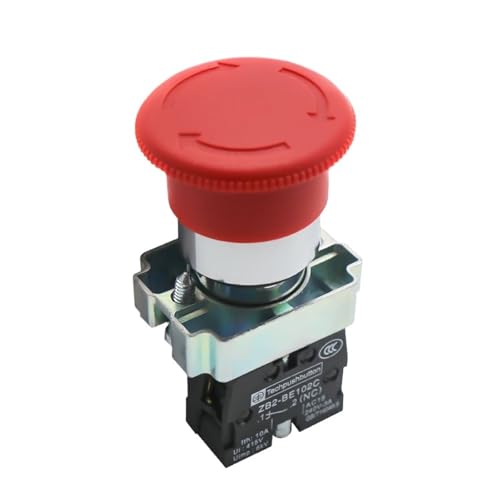 Interrupteur d'arrêt d'urgence 22mm pour commande d'ascenseur NP2