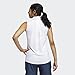 adidas Golf Women's Ultimate365 Primegreen Sleeveless Polo Shirt, White, Extra Large