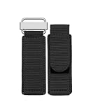 TLCBAZCF Correa de reloj de nailon Compatible con Breitling Bell Ross BR, cierre de gancho y bucle, accesorios de correa de reloj tejida a prueba de sudor, 22mm y 24mm(Black silver buckle,24mm)