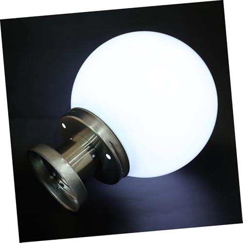 HOUDERCO Shaped Solar Power Light Outdoor Lamp for Courtyard and Garden Easy Installation Solar Stigma Lighting Tool White