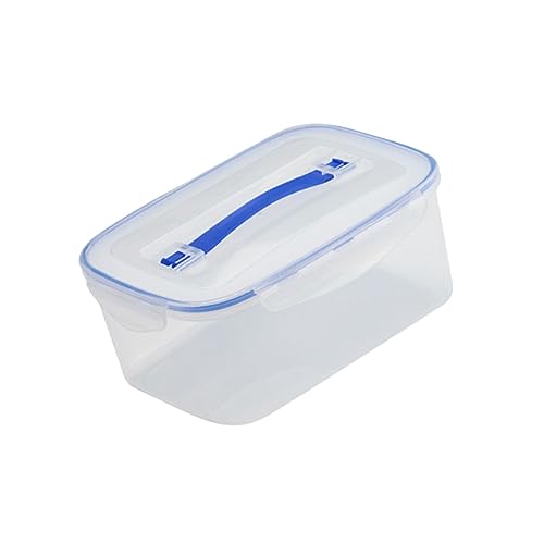 OUNONA 箱 プラスチック 食品 容器 プラスチック 容器 プラスチック To ゴー 容器 冷蔵庫 容器 食品 容器 蓋付き プラスチック 野菜室 食品 容器 ウィット ハンドル 保管 乾燥