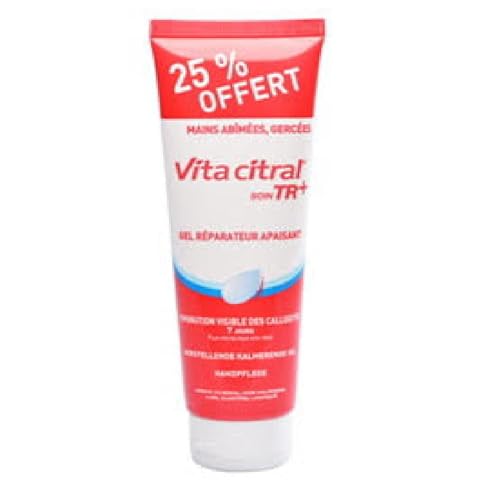 Gel regenerador calmante TR+ 25% ofrecido 100 ml manos dañadas Vita Citral