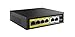 Netis P106C 4 POE+2 Uplink 100M Standard Fast Ethernet POE/POE+ Switch with Plug and Play | IEEE 802.3at/af Compliant Powered Devices (PDs) with Auto MDI/MDIX Function | POE Budget 65W