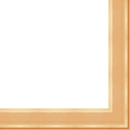 Picture Frame Moulding (Wood) 100ft Bundle - Contemporary Gold Finish - 2.25
