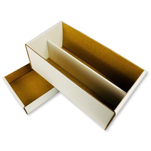 (25) Graded Shoe 2-Row Cardboard Storage Boxes - Baseball, Football, Basketball, Hockey, Nascar, Sportscards, Gaming & Trading Cards Collecting Supplies by MAX PRO - GSB