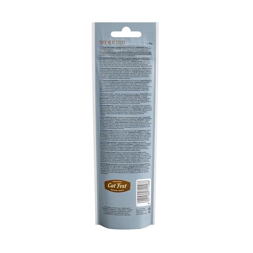 Image of Barkbutler x Catfest Meat Sticks Duck, Cat Treat - 45g| Protein Packed, Made with Natural Ingredients|0% Artificial Flavours, Colours or Preservatives|Select Grade, for All Cat Breeds