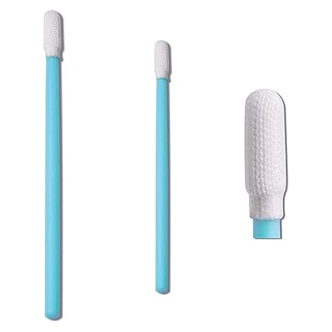 100pcs 2.677" Cleanroom Polyester Tip Cleaning Swabs for Camera Sensor, Optic Lens, Headphone Jack, Precision Instrument, Electronics CK-PS743 (100) Cover