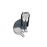 Broche en forme de chat adorable.