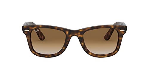 Ray-Ban Unisex Rb4340 Wayfarer Ease Square Sunglasses, Light Havana/Clear Gradient Brown, 50 mm - image 2