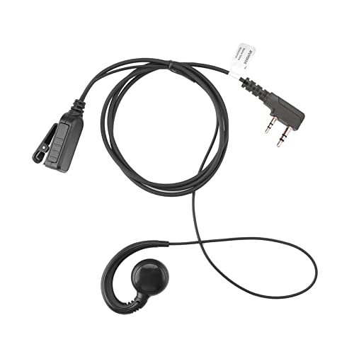 JEUYOEDE Surveillance Headset Walkie Talkie Earpiece with Mic Compatible for Kenwood TK-3160 TK-3302U-K TK-3402U16P Two Way Radio