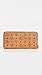 MCM Women's Visetos Large Zip Wallet, Cognac, Brown, One Size