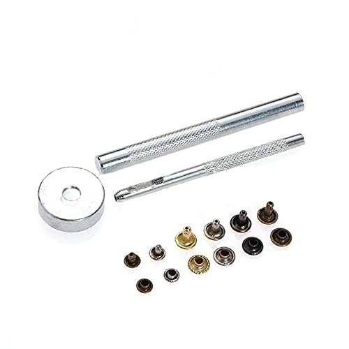 DEWIN Rivetti in Metallo a Doppio Cappuccio, 540