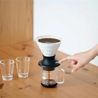 Hario V60 Ceramic Immersion Dripper "Switch", 200ml White