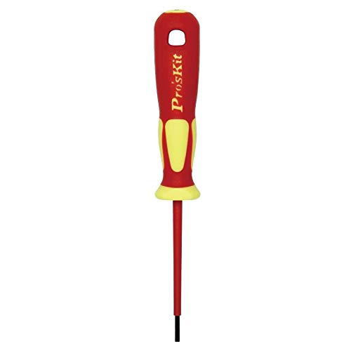 Proskit VDE 1000V Insulated Screwdriver (-2.5x75) (Pack of 1)