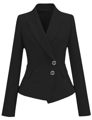 Veste de Costume Femme Smokings d'affaires Manteau de Banquet Chic Vestiaire Formel