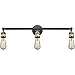 Innovations 205NH-BAB 3 Light Bathroom Fixture, Black Antique Brass