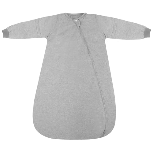 Lanjue Baby Winter Sleeping Bag, Baby Sleep Sack 3.5 TOG with Removable Sleeves Cotton Nursery Wearable Blankets for Infant Toddler, 0-9 Months