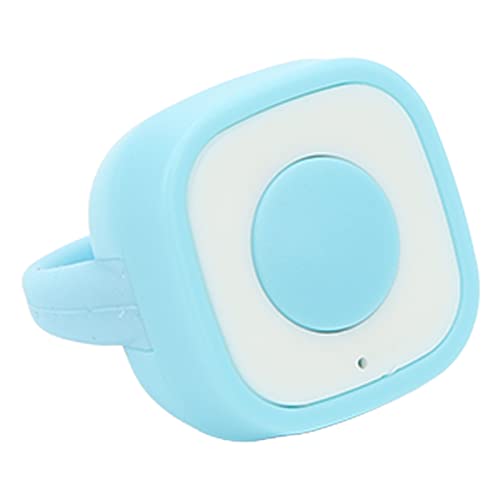 Clicker de Botón Bluetooth, Anillo de Desplazamiento de Video TikTok, Control Remoto del Obturador de la Cámara, para Kindle Remote Page Turner, para iOS, para Android, para el (Azul)