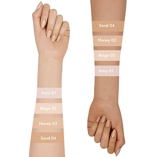Image of Colors Queen Fit For U Oil Free Foundation with Primer - Ivory, 50 ml | Long Lasting & Waterproof, Medium to Full Coverage, Weightless Matte Finish | Liquid Foundation for Face Makeup