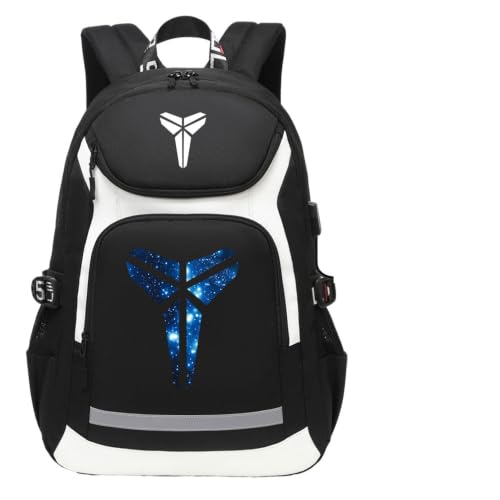 Sac de livre Kobes résistant à l'eau avec port USB pour lycéens