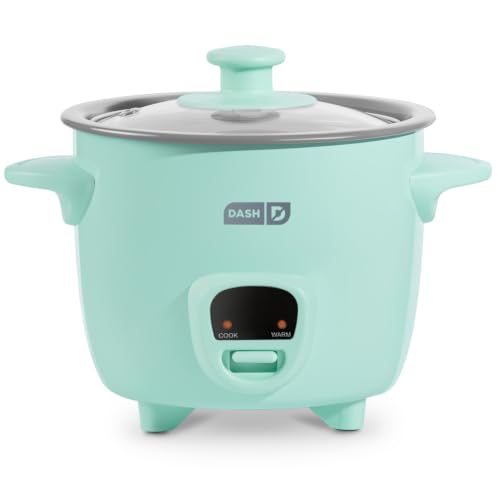 Dash Mini Ceramic Rice Cooker - Designed for Single-Serve Co...