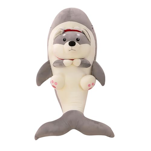 Soft Shark Corgi Dog Plush Toy Cute Shiba Inu Shark Plushie Hugging Doll Plush Pillow Sharkdog Stuffed Animal for Girls and Boys 177inch45cm  Cucciolini Doodles Soft shark corgi dog plush toy cute shiba inu shark plushie hugging doll plush pillow sharkdog stuffed animal for girls and boys 17 7inch45cm   cucciolini doodles