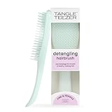 Tangle Teezer Fini e Fragili Ultimate Detangler per capelli colorati, fini e sottili - Spazzola a doppie setole morbide riduce rottura e lo strappo - Ideale per capelli delicati - Celeste