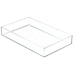 iDesign Clear Drawer Organizer, Plastic Tray for Makeup Storage on Bathroom Vanity, Dresser or Desk - Image 4