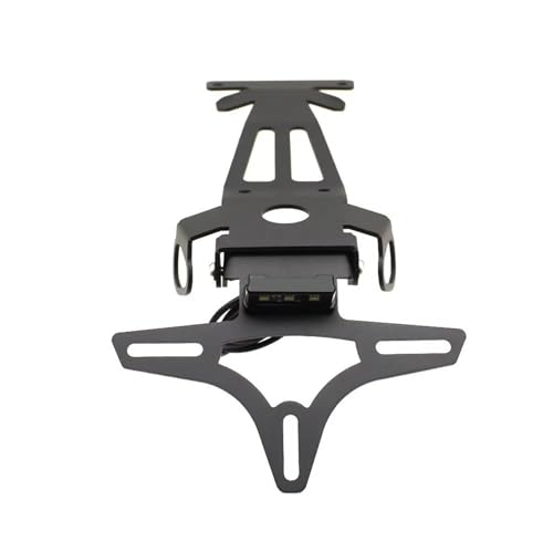 Support Plaque Himalayan 450 Pliable Anti-Vibrations avec Feu LED Éliminateur Garde-Boue