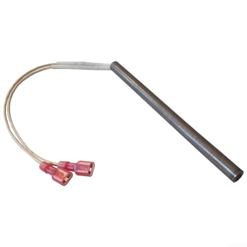 Glühzünder für Pelletofen, Pelletofen-Zündgerät, 230 V, 300 W, Gesamtlänge 150 mm, Durchmesser 9,3 mm, Edelstahl, kompatibel mit fürNemaxx Pelletofen P6, P9, P12, Holzpelletofen (Länge 150 mm)