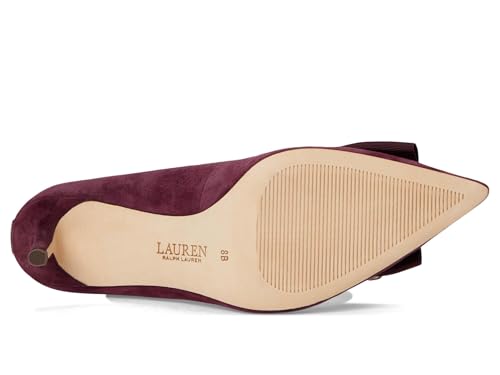 Lauren Ralph Lauren Women's Lanette Bow-Trim Suede Pumps3