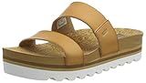 100% natural Cork footbed Reef Damen Cushion Bounce Vista HI Schiebe-Sandalen, NAT, 41 EU