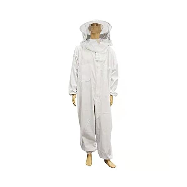 YZLP Imker-Handschuhe, Sicherheits-Outfit, für Anfänger, Zuhause, mit Schleier, Kapuze, professionell, Ganzkörper-Anti…