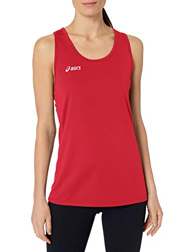 ASICS Women's Rival Ii Singlet, Red, Small