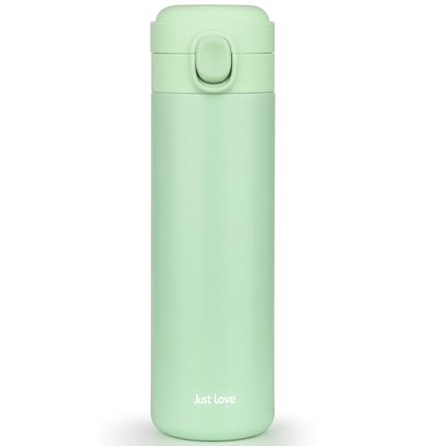 HASAGEI 450ml Travel Mug - Reusable Insulated Cup With Leakproof Lid for Hot and Cold Drinks, Water, Coffee and Tea - Vacuum Stainless Steel