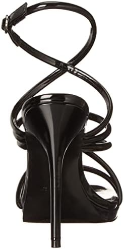 Nine West Women's LEXY3 Heeled Sandal, Black, 8.5 | Image 2