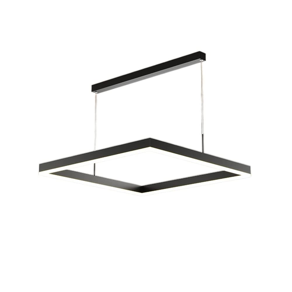M＊ Amazon.com: Chandelier, Black Modern Square Led Chandelier