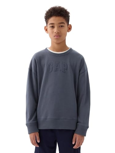 Maillot de survêtement mixte enfant Gap col rond logo sweat sport ado