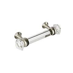 Clear with Brushed Nickel Base