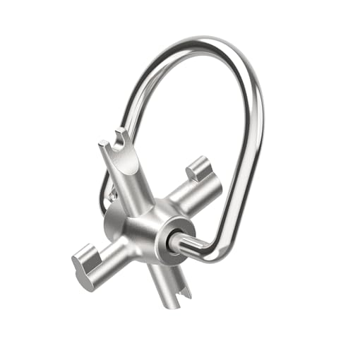 Xinxinlin HVAC Locking Caps Key for 410A and R22 Refrigerant Safety Caps for Installation and Removal of Locking Caps Used Tamper Resistant Key Tool