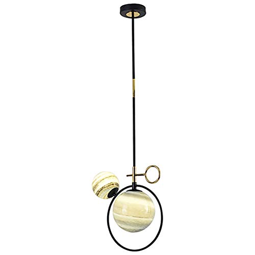 Chandelier moderne à 2 globes pour éliminer les zones d'ombre
